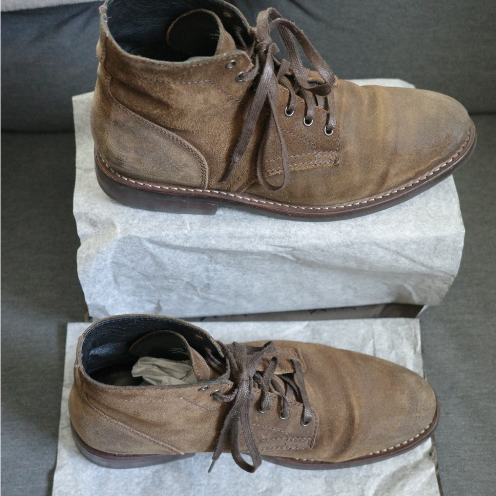Thursday Boot Company Brown Leather Boots Ankle-High Design - Picture 2 of 11
